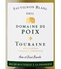 15 Touraine Sauvignon Aoc Domaine De Poix (Allianc 2015